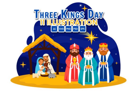 11 Three Kings Day Illustration Review for Real Projects