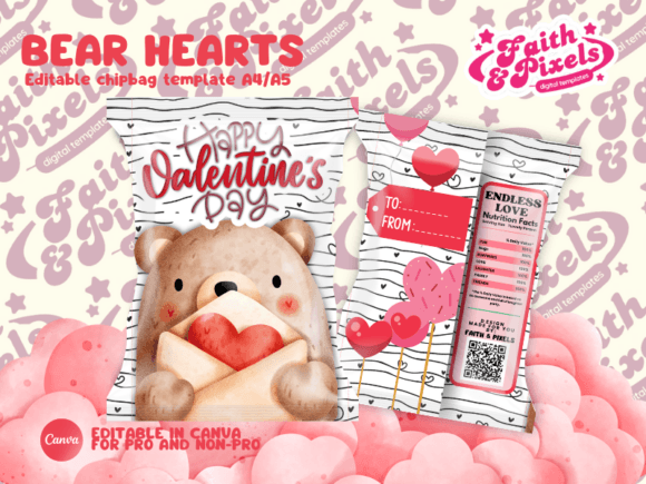 Bear Valentine's Day Chipbag Gift Bag Review for Real Projects