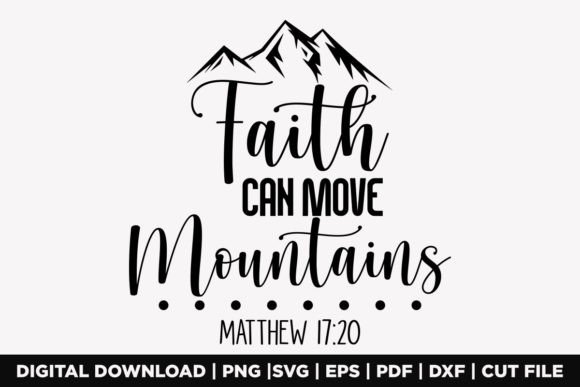 FAITH CAN MOVE MOUNTAINS Embroidery Design Review