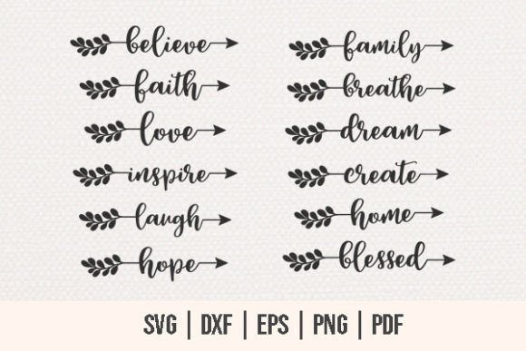 Love Family Faith Arrow Bundle Review for Real Embroidery Projects