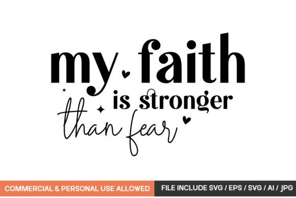 My Faith is Stronger Than Fear Embroidery Design Review