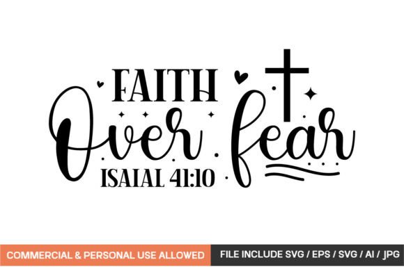 Review of Faith over Fear Isaial Embroidery Design