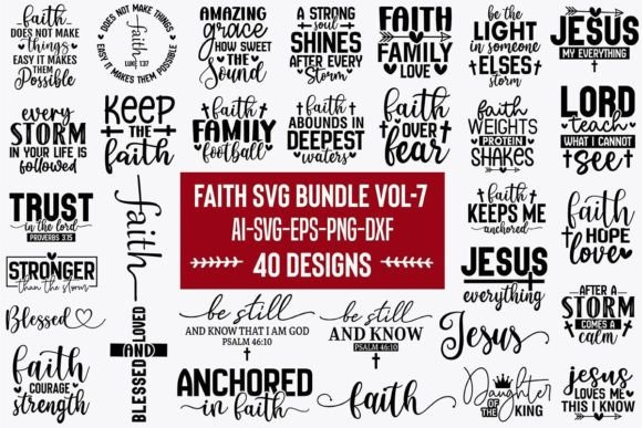 Review of Faith SVG Bundle Vol-7 for Real Embroidery Projects