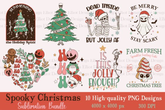 Spooky Christmas Sublimation Bundle Review
