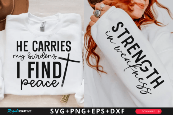 Strength in Weakness Sleeve Svg Design Review for Real Projects