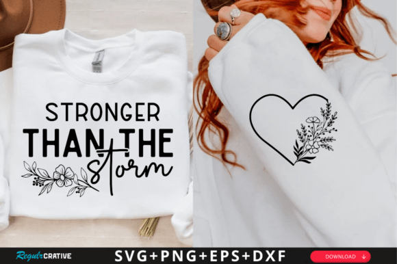 Stronger Than the Storm Sleeve Faith